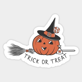 Trick or Treat Set from Pumpkin's Delivery Express Sticker